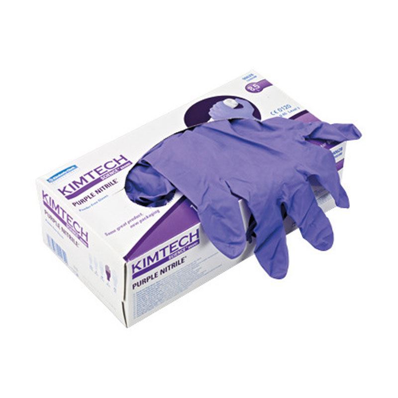 丁腈手套，无粉，紫色，大，Kimtech Science