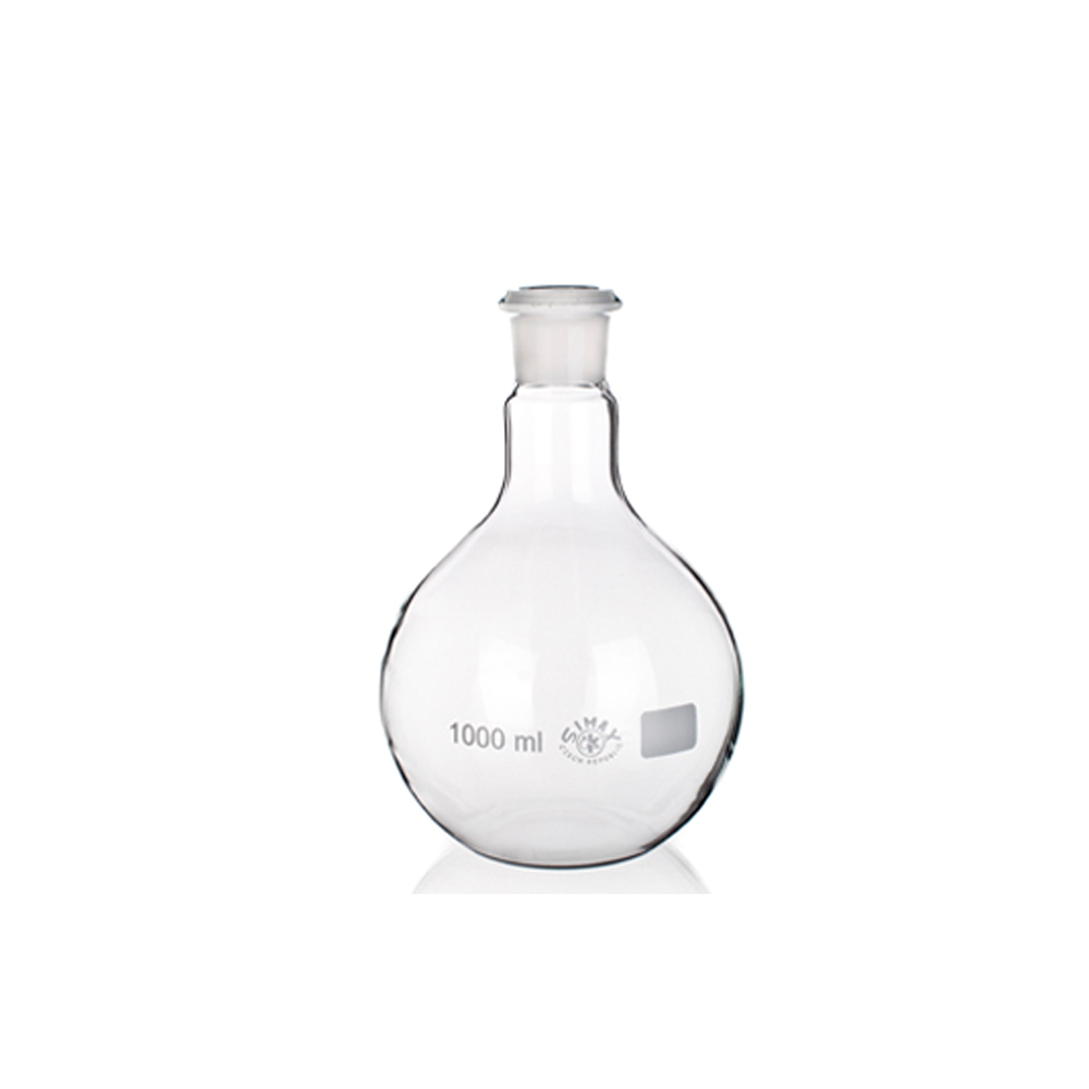 10ml连接硼硅酸盐玻璃瓶，圆底，短颈，插座尺寸14/23（6）