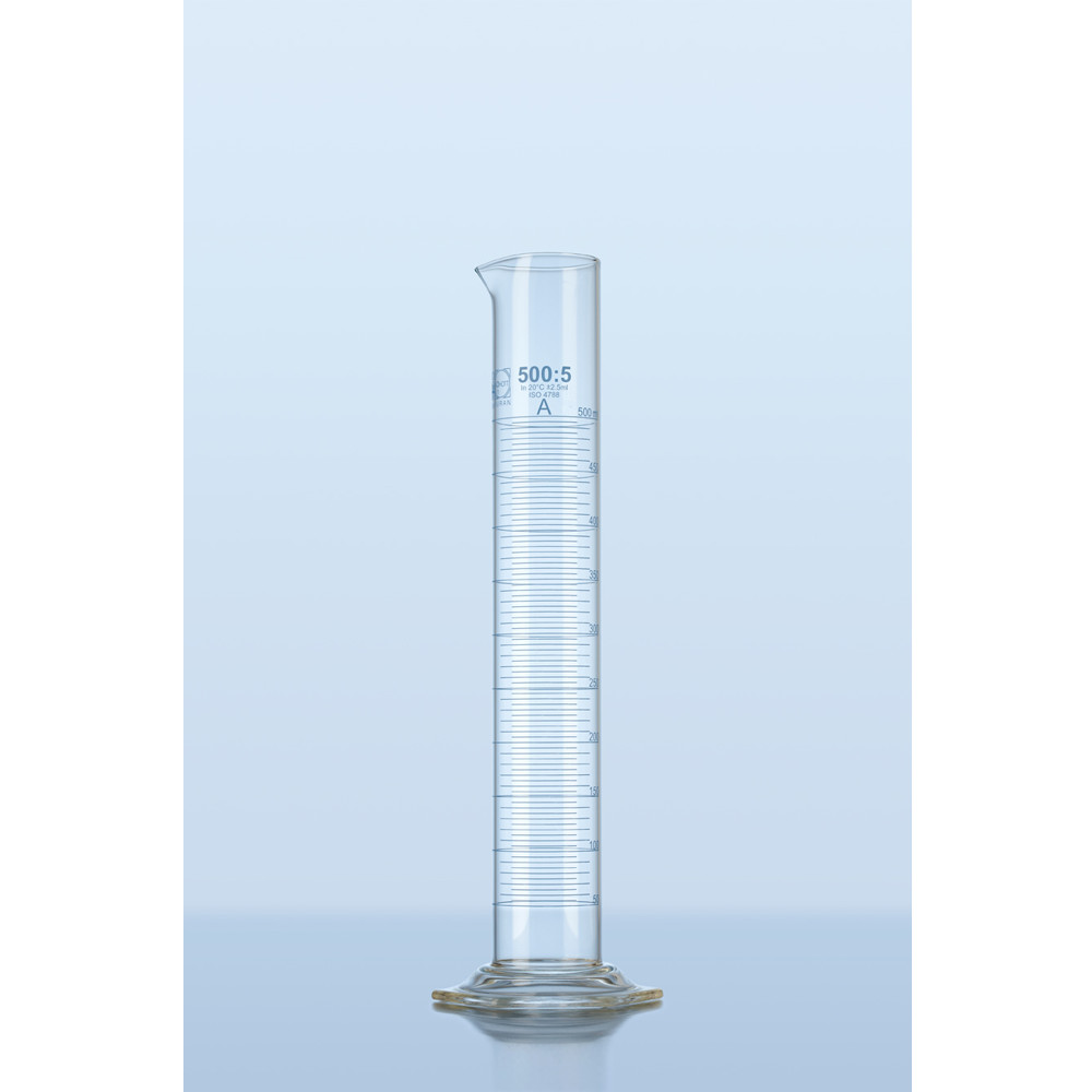 25ml Borosilicate glass measuring cylinder, Duran