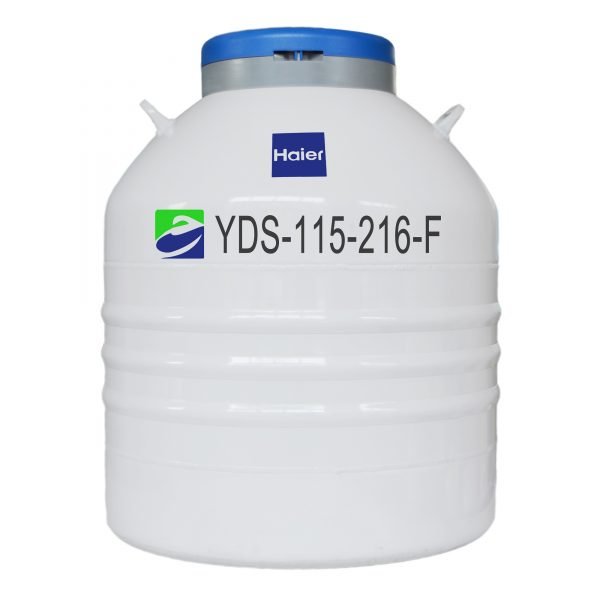 小容量液氮存储杜瓦，用于存储，115L, 216mm颈口，货架，海尔