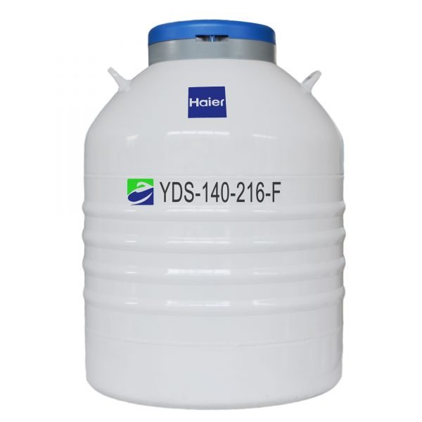 智能系列液氮储罐杜瓦瓶，140L，开口216mm，带架子，海尔